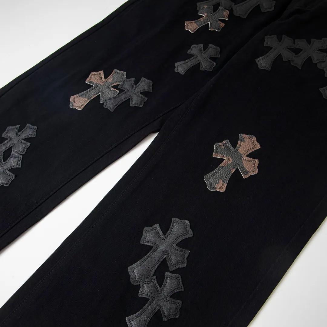 CH Cross Patch Jeans - CH0139 - Image 3