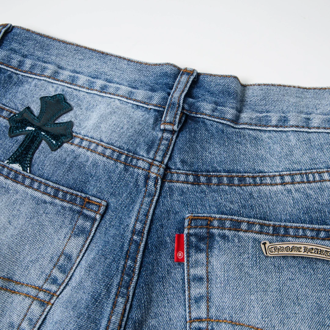 CH Cross Patch Jeans - CH0145 - Image 4