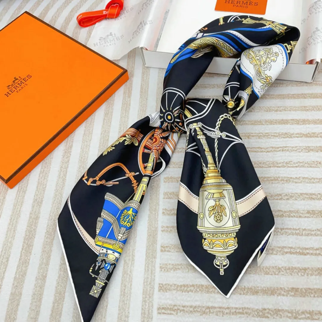 HM Silk Scarf - HM0072 - Image 4