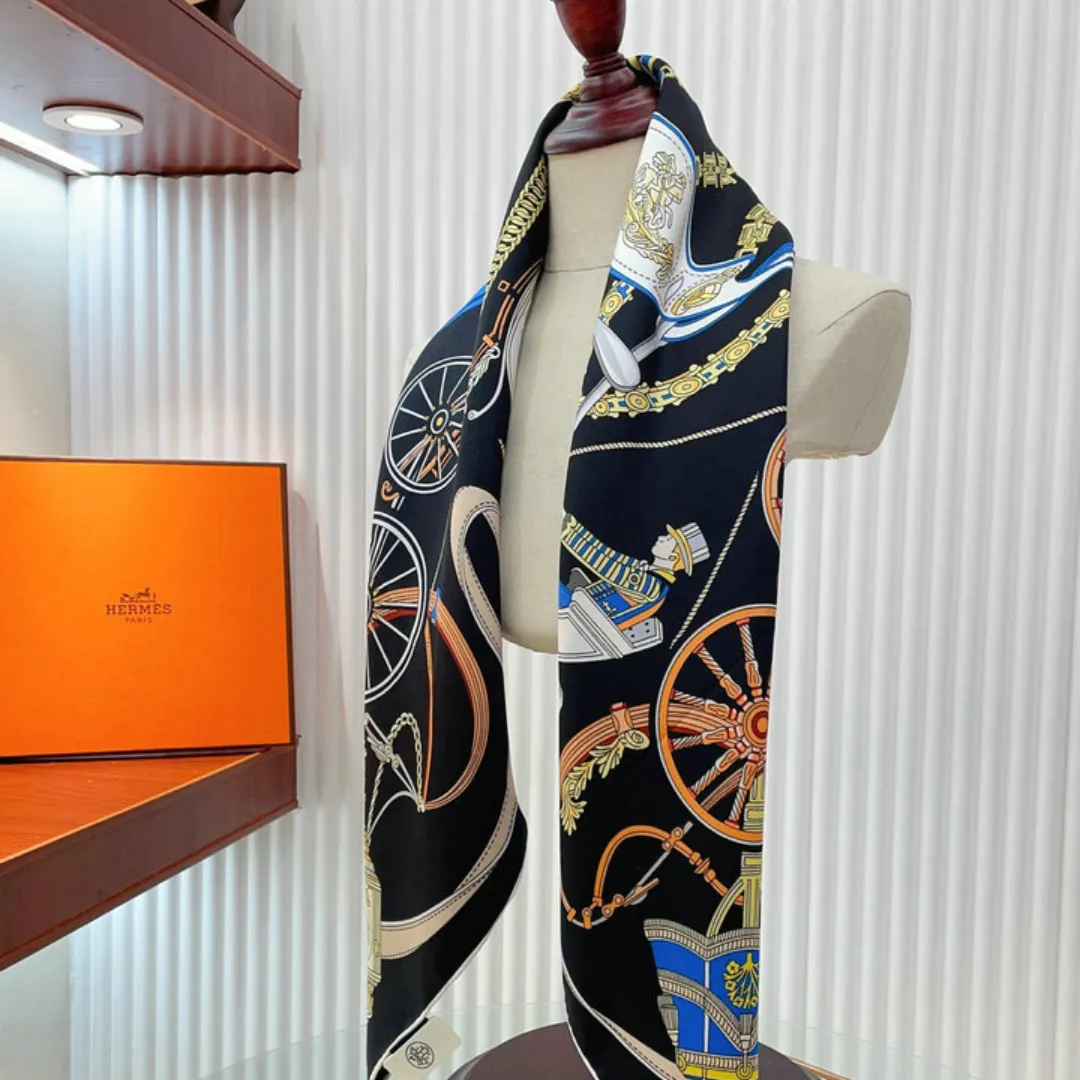 HM Silk Scarf - HM0072 - Image 7