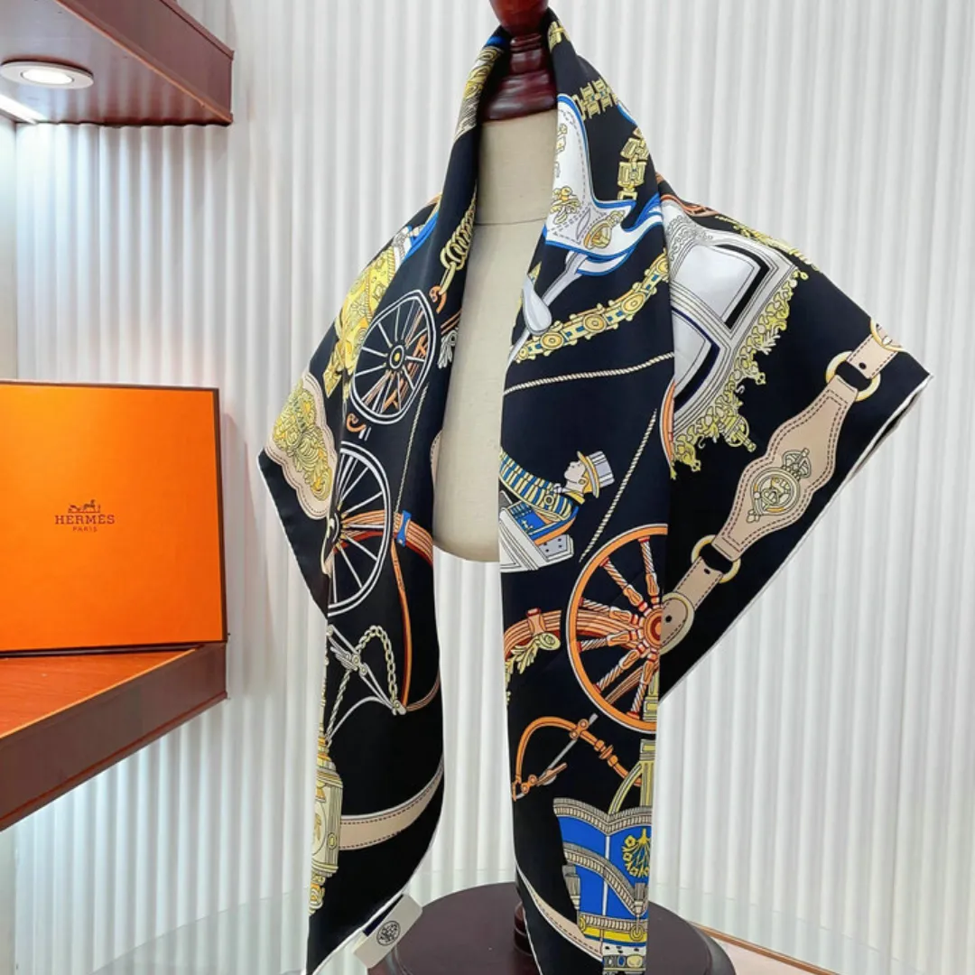 HM Silk Scarf - HM0072 - Image 6