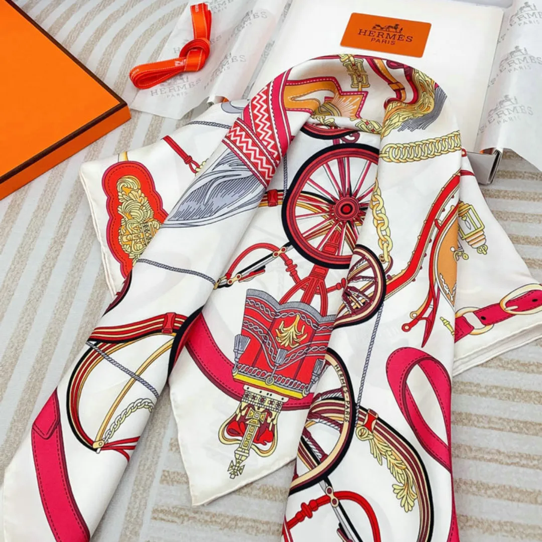 HM Silk Scarf - HM0072 - Image 11