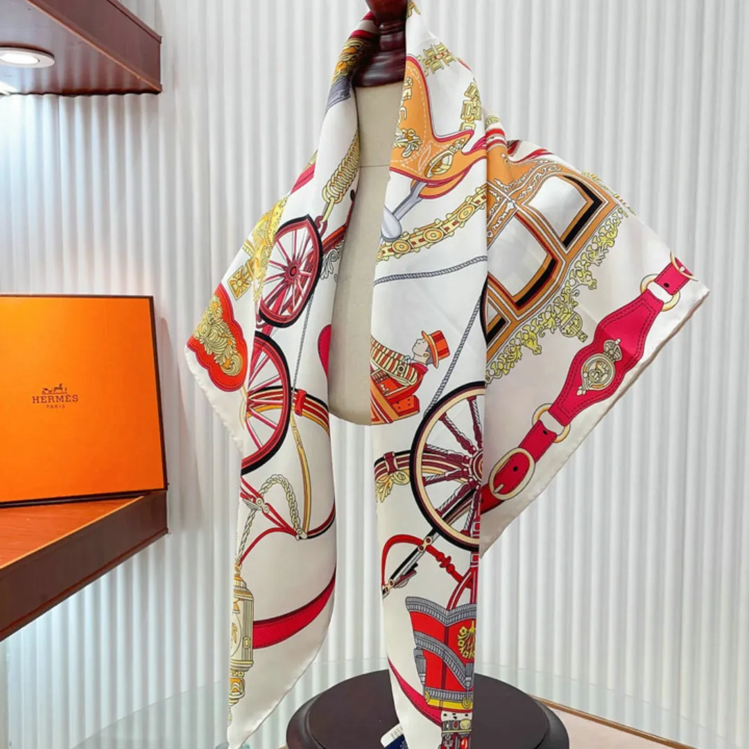 HM Silk Scarf - HM0072 - Image 14