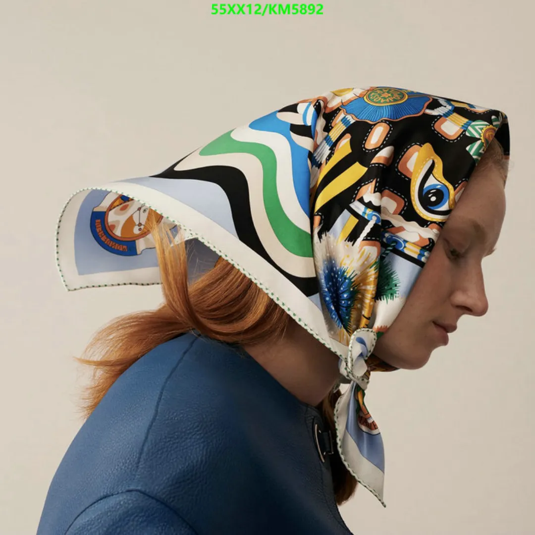 HM Silk Scarf - HM0074 - Image 9