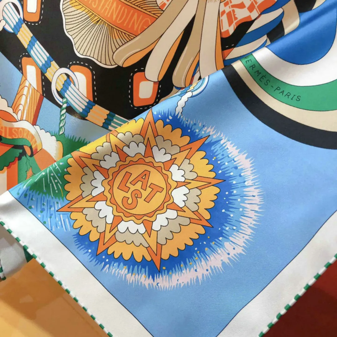 HM Silk Scarf - HM0074 - Image 6