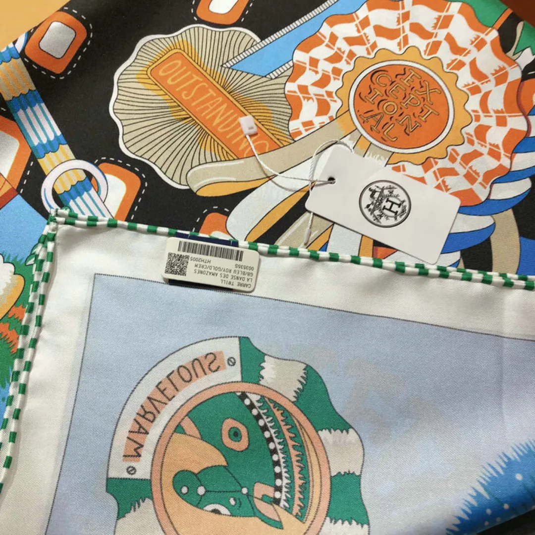 HM Silk Scarf - HM0074 - Image 7