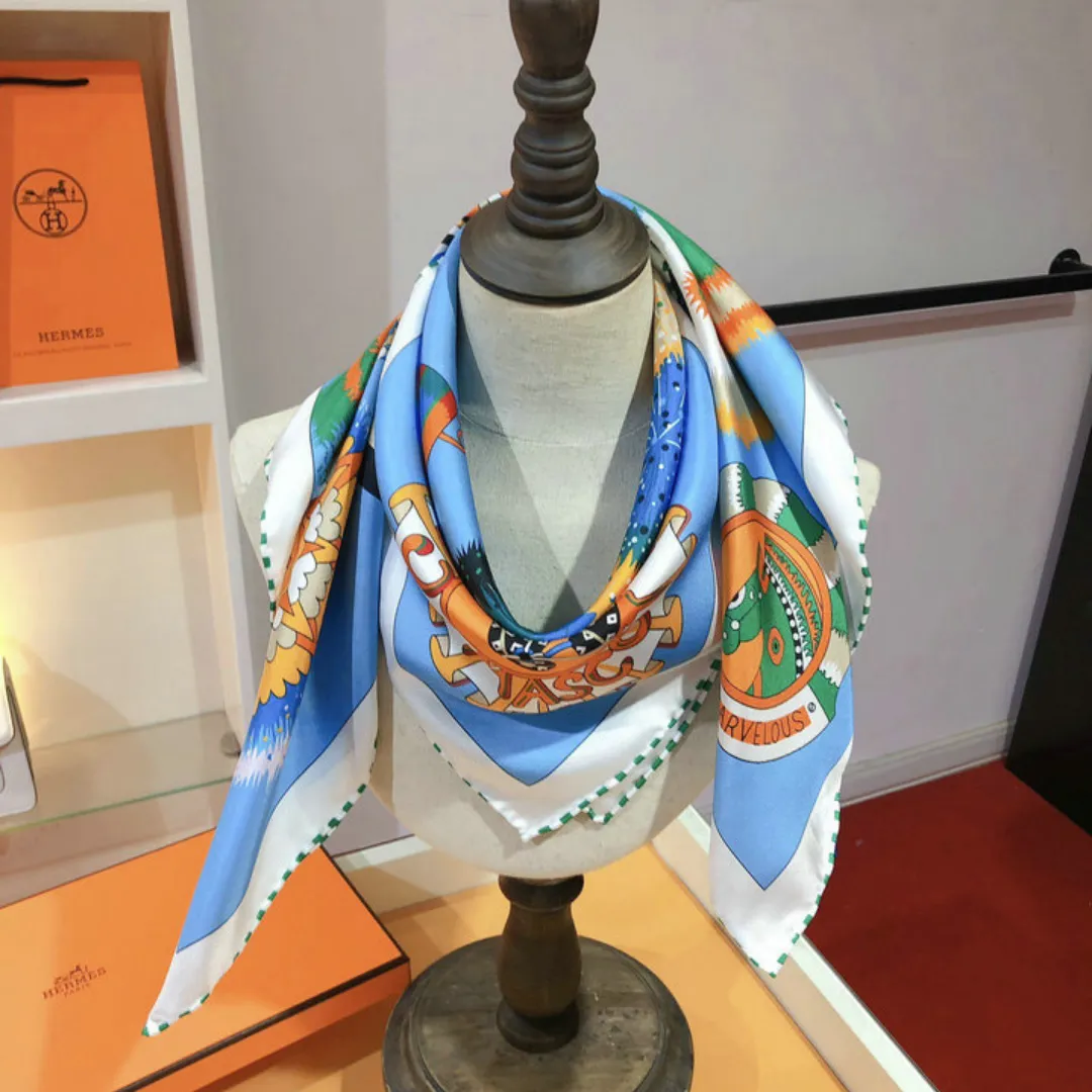 HM Silk Scarf - HM0074 - Image 8