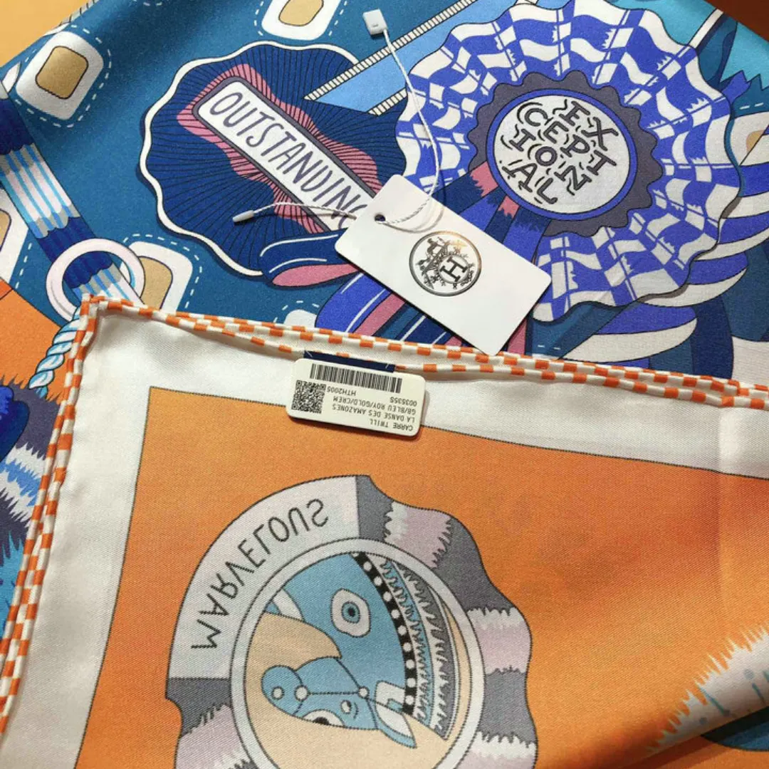 HM Silk Scarf - HM0074 - Image 14