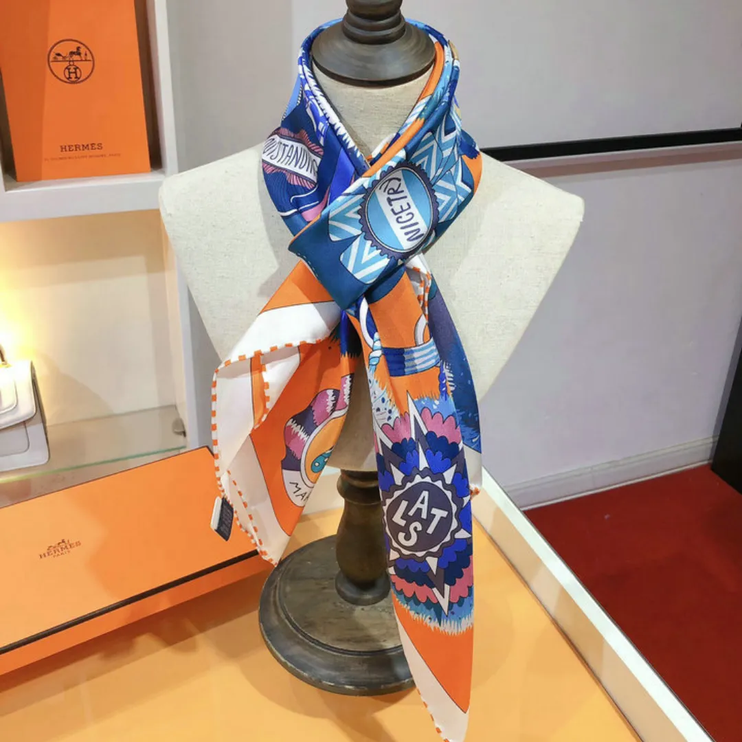 HM Silk Scarf - HM0074 - Image 15