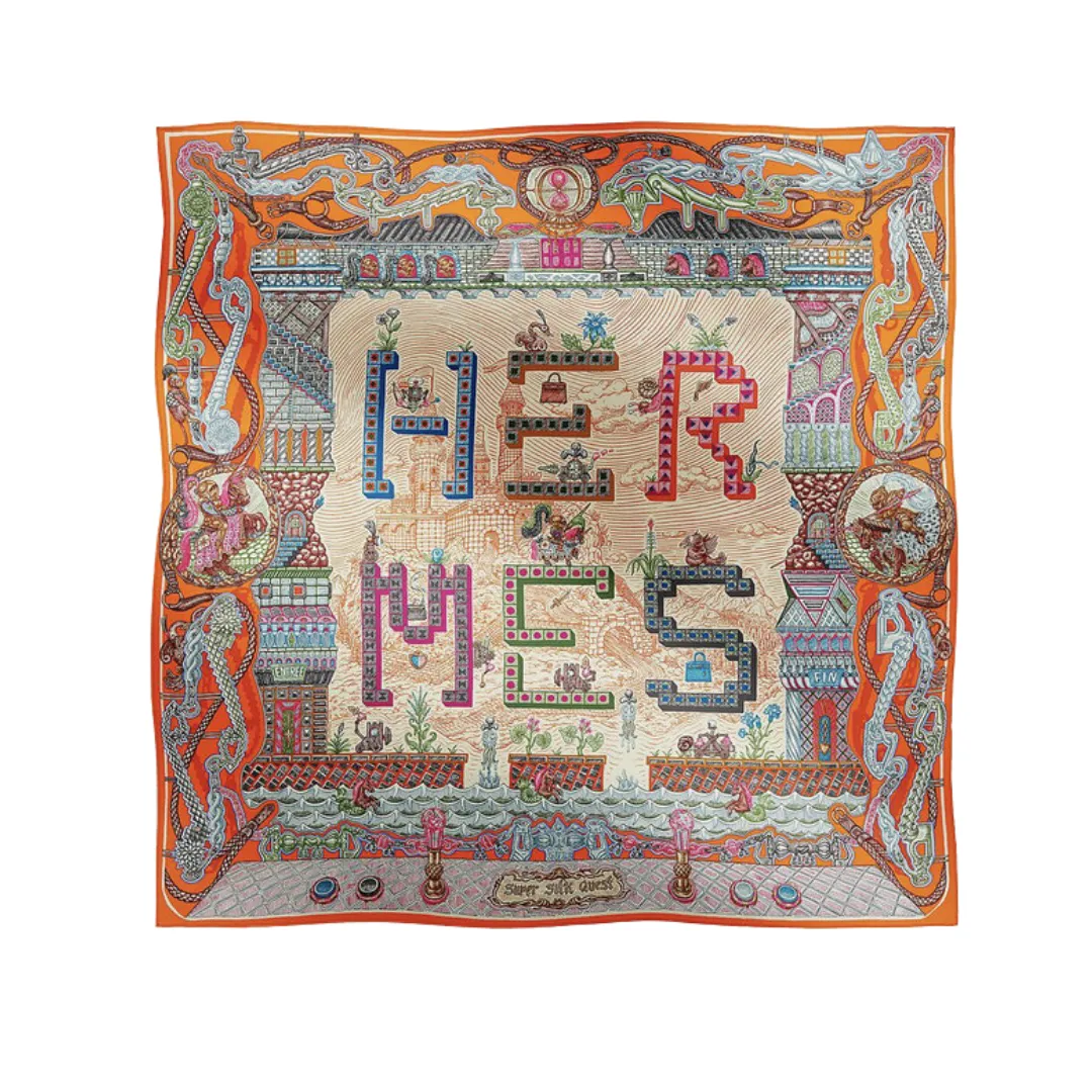 HM Silk Scarf - HM0075