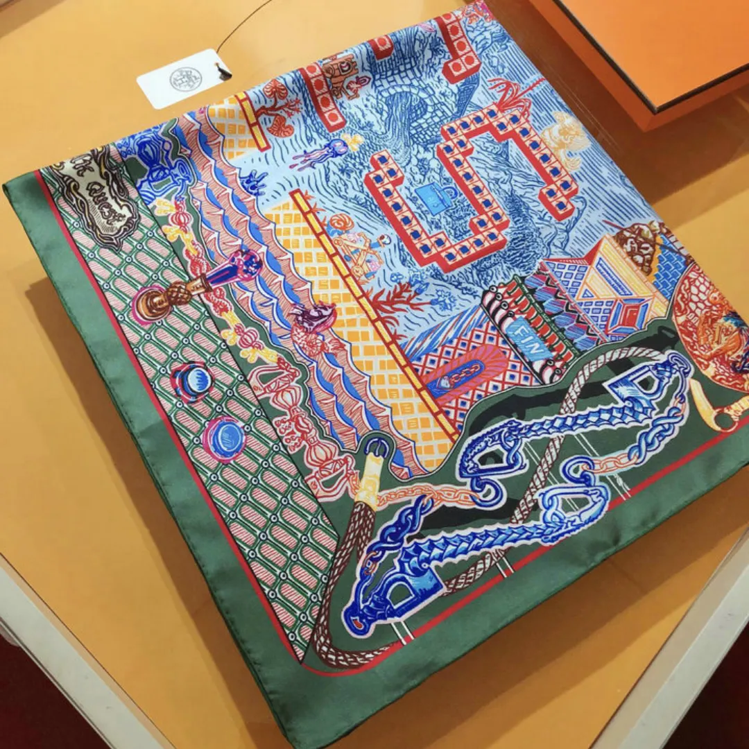 HM Silk Scarf - HM0075 - Image 11