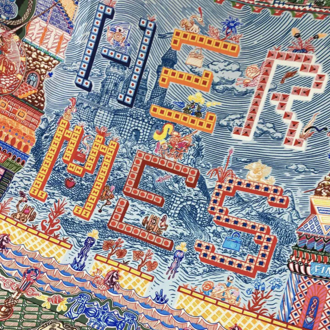 HM Silk Scarf - HM0075 - Image 12