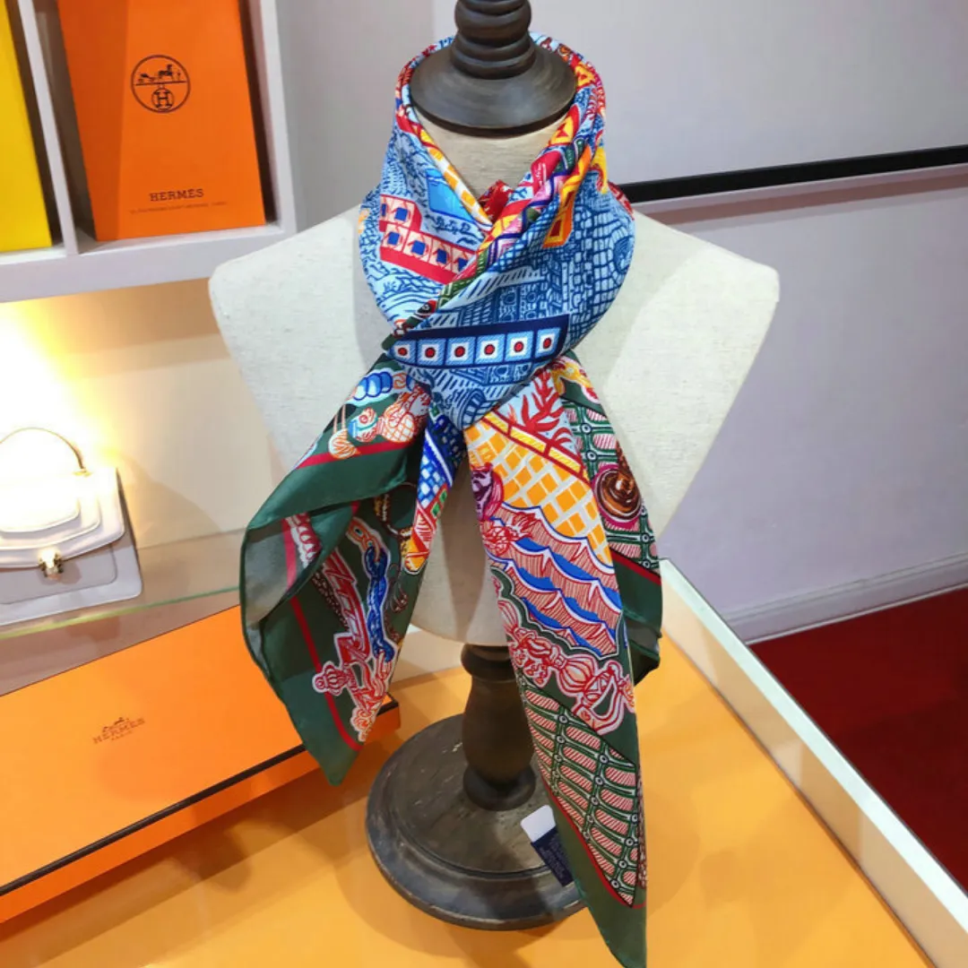 HM Silk Scarf - HM0075 - Image 15