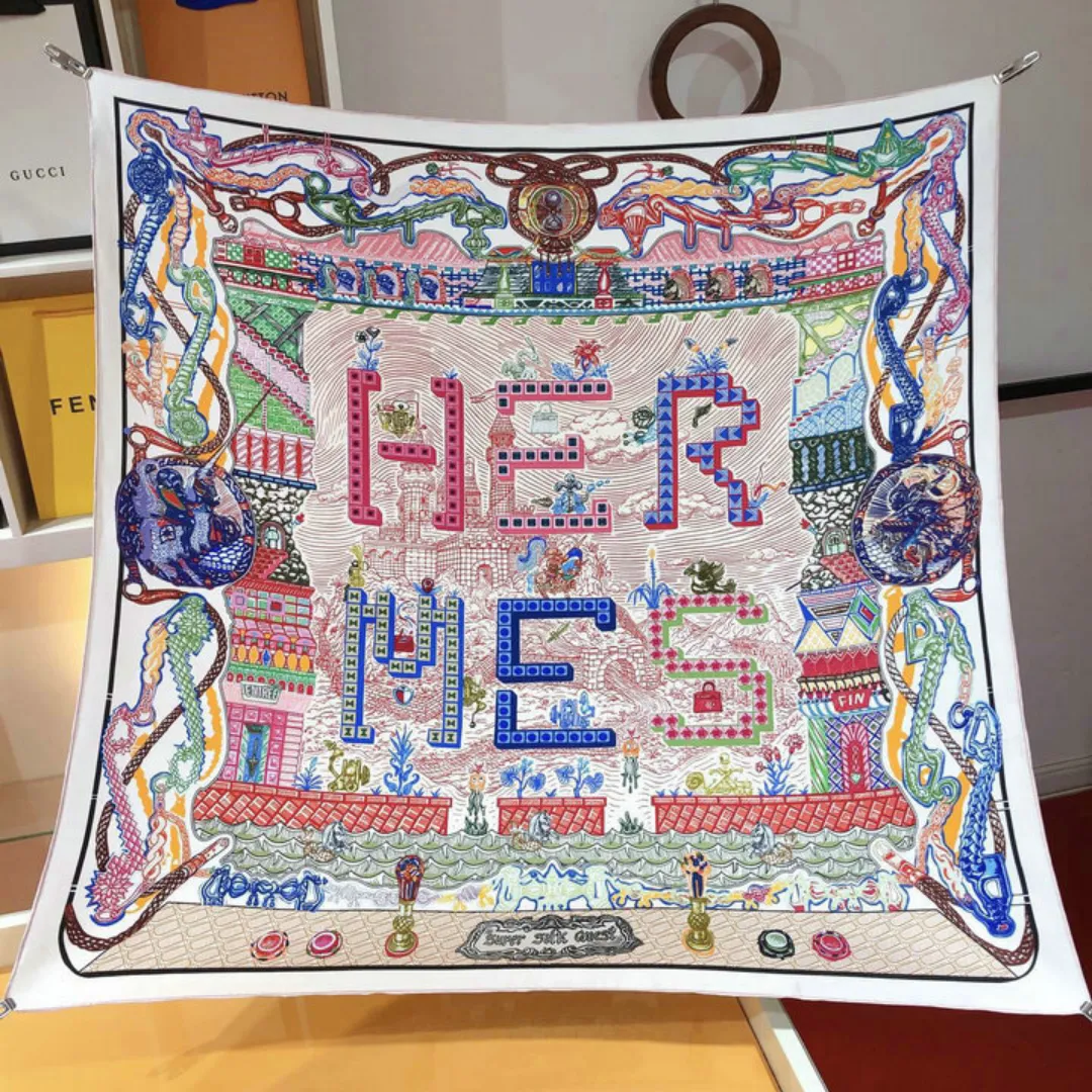 HM Silk Scarf - HM0075 - Image 16