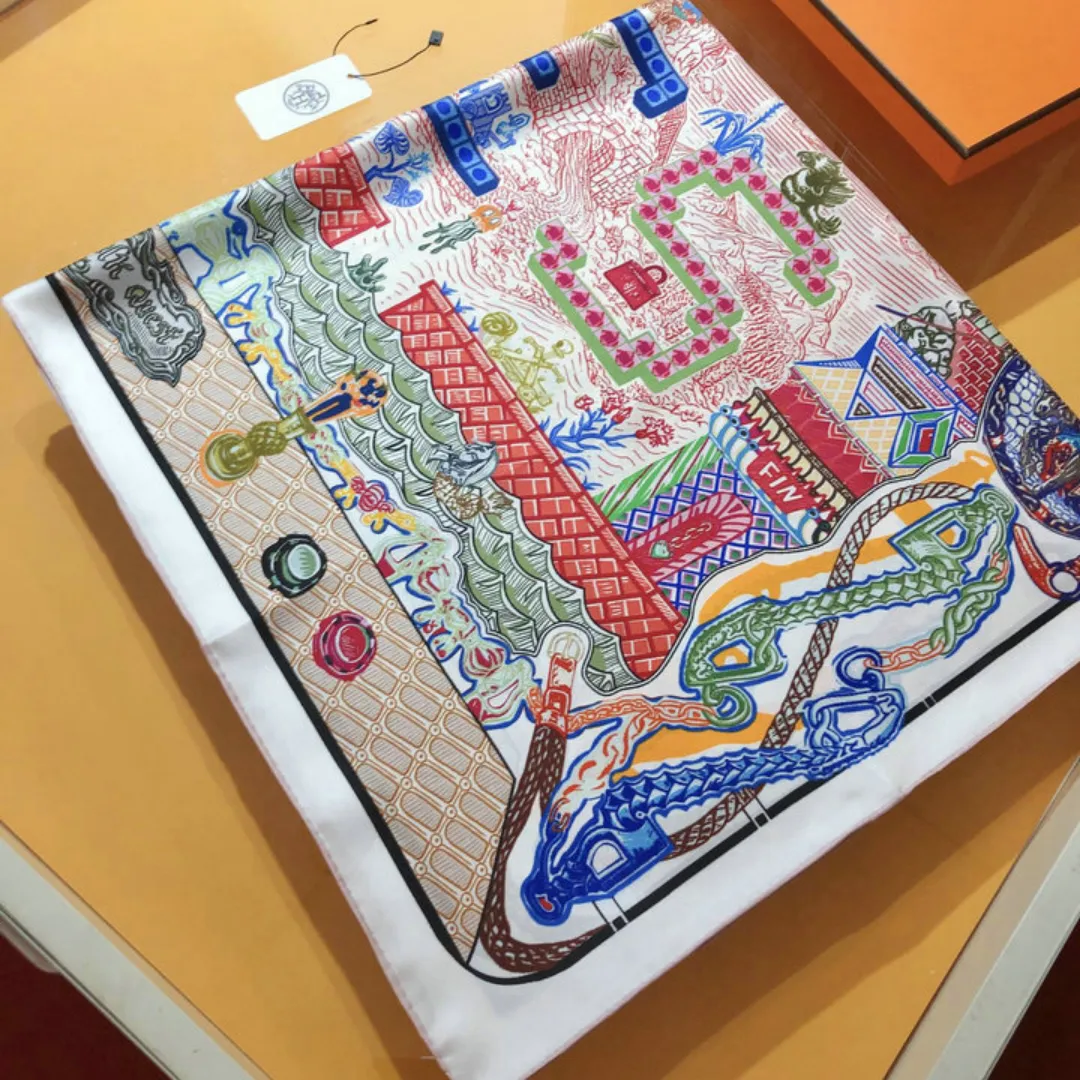 HM Silk Scarf - HM0075 - Image 17