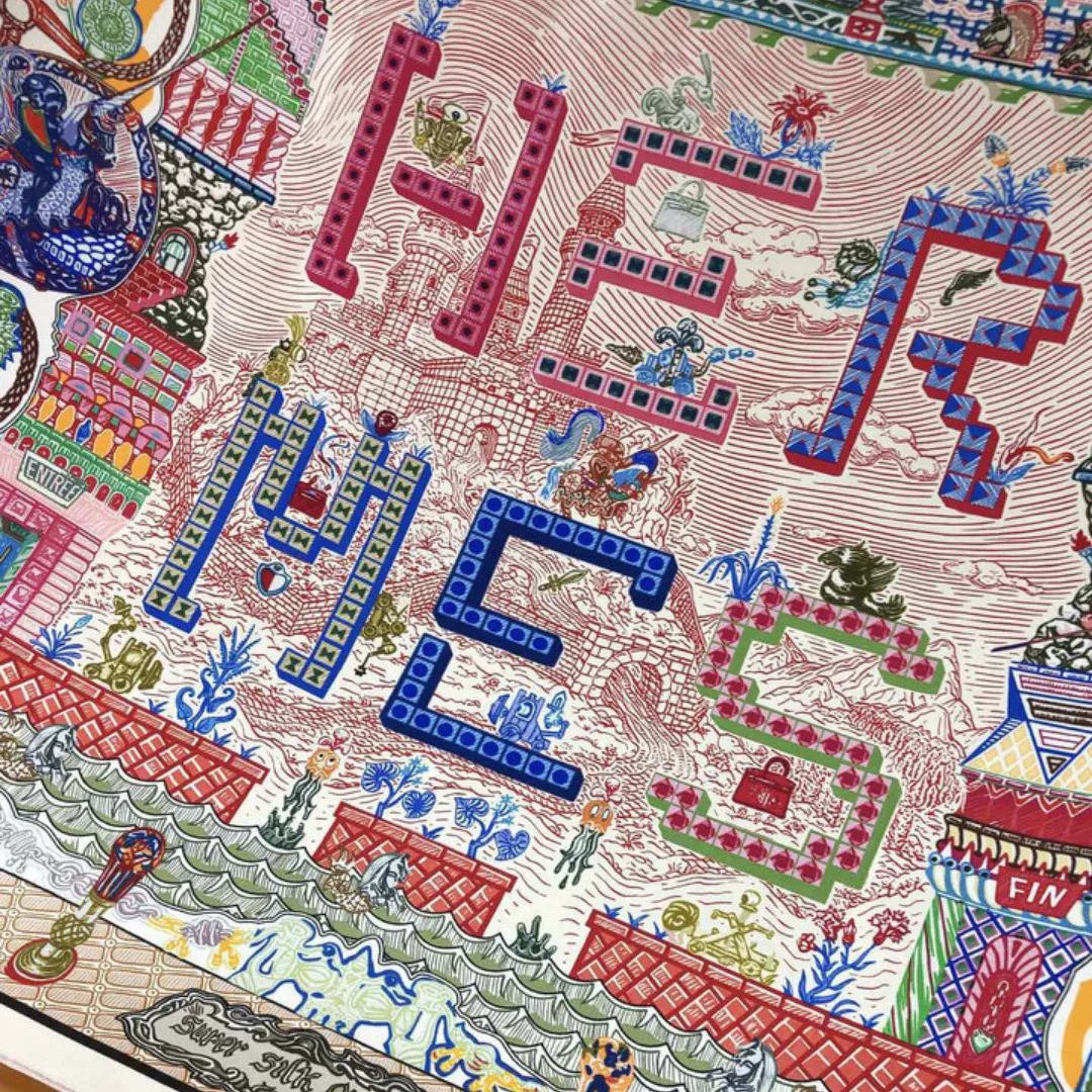 HM Silk Scarf - HM0075 - Image 18