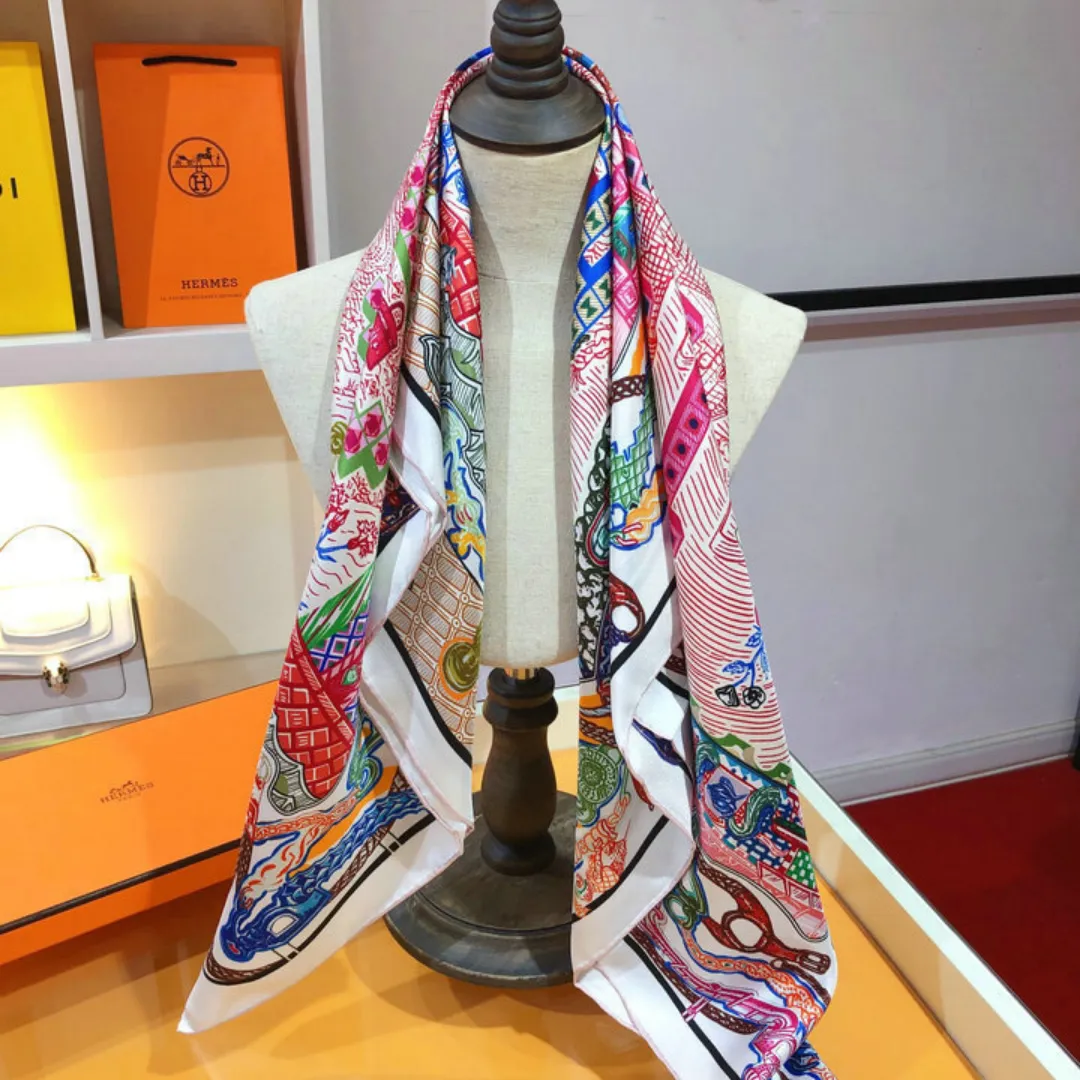 HM Silk Scarf - HM0075 - Image 20