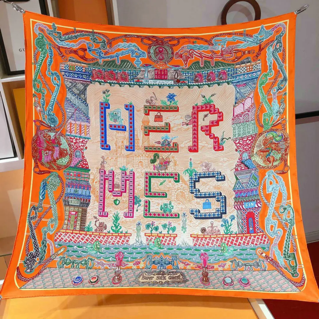 HM Silk Scarf - HM0075 - Image 3