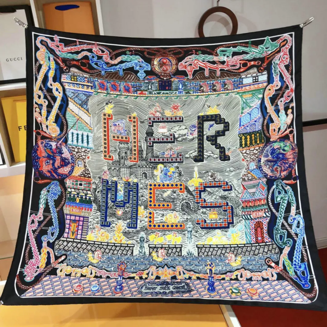 HM Silk Scarf - HM0075 - Image 22