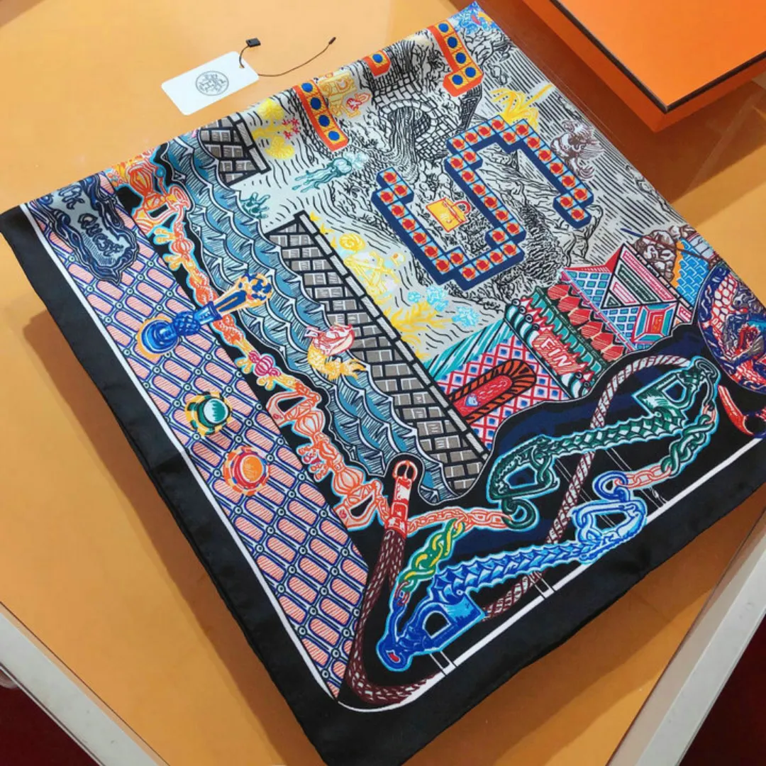 HM Silk Scarf - HM0075 - Image 23