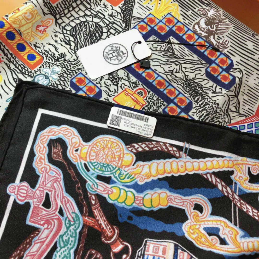 HM Silk Scarf - HM0075 - Image 25