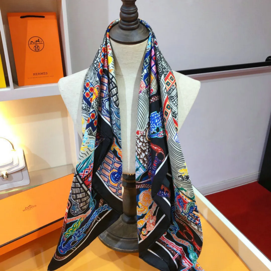 HM Silk Scarf - HM0075 - Image 26