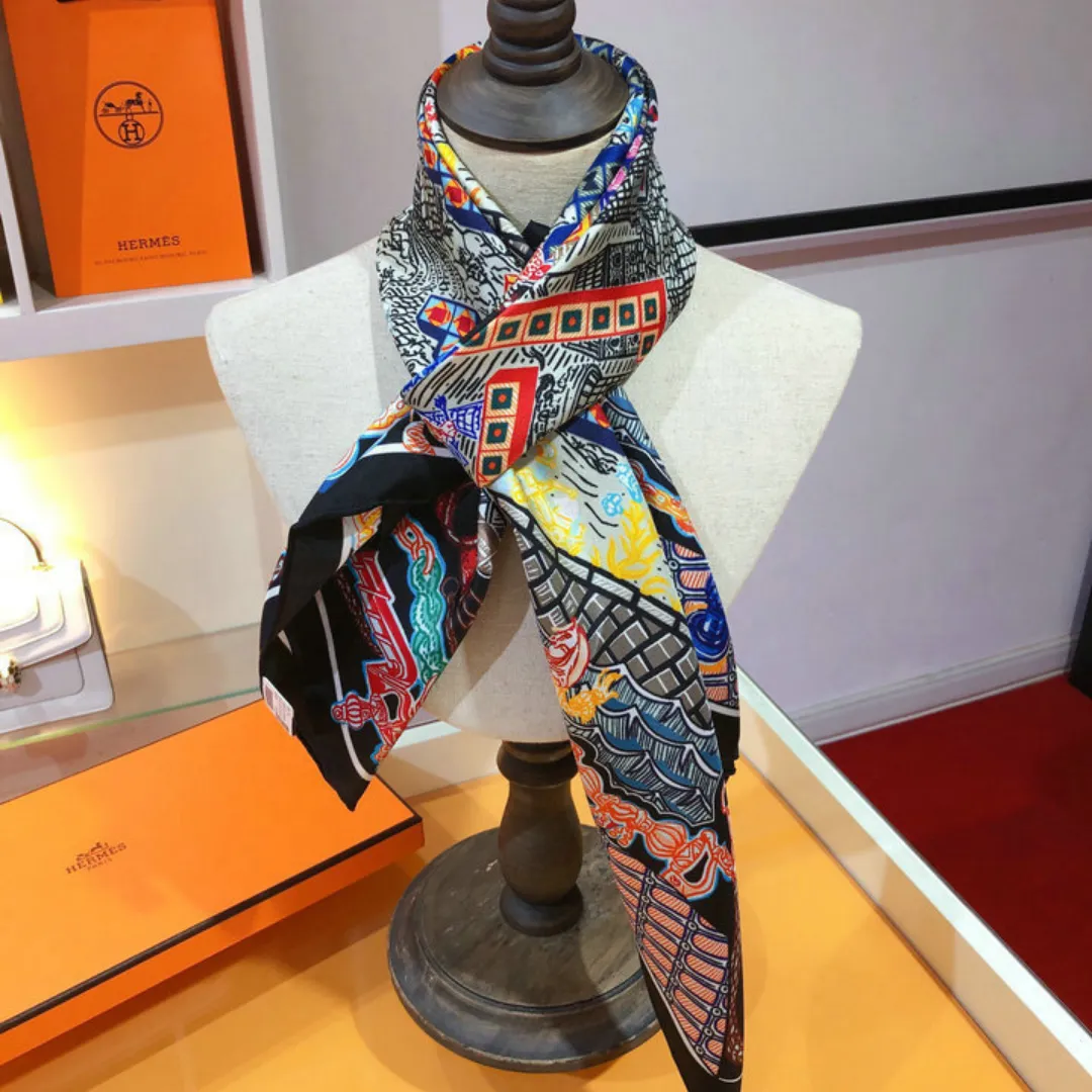 HM Silk Scarf - HM0075 - Image 27