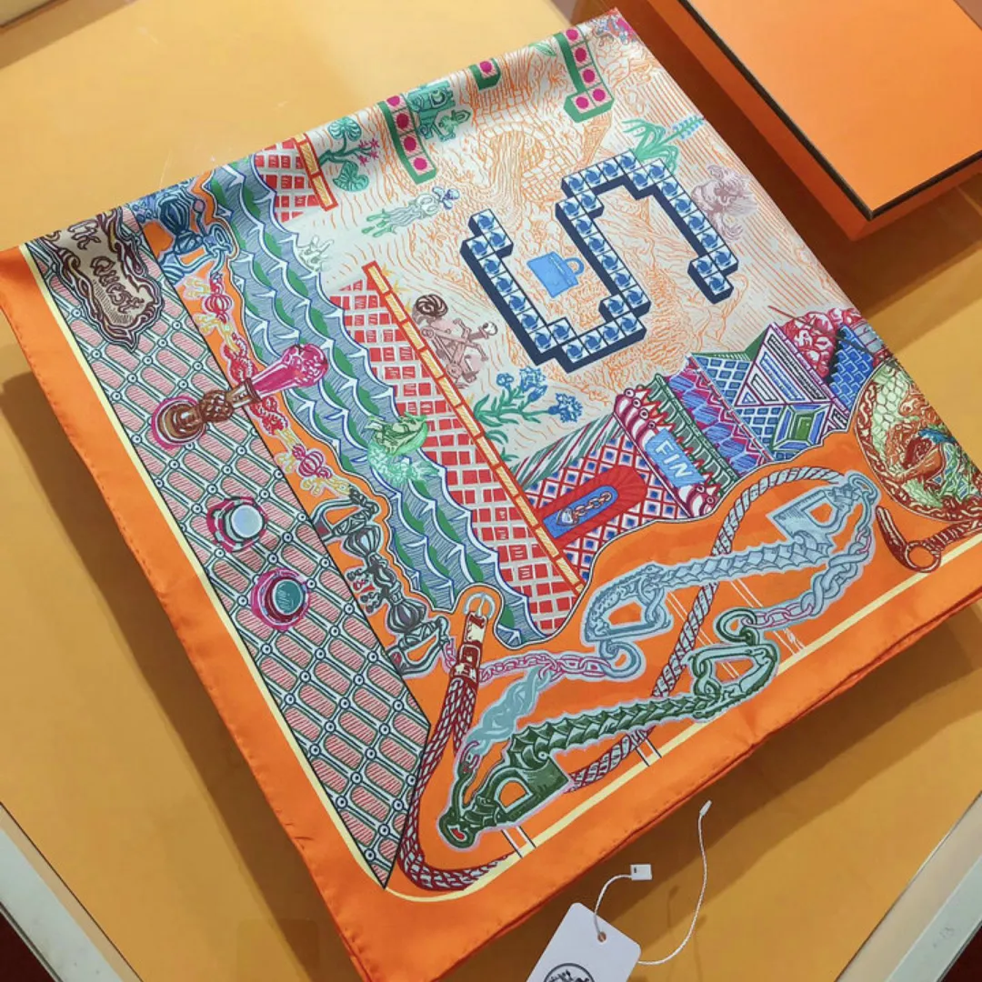 HM Silk Scarf - HM0075 - Image 4