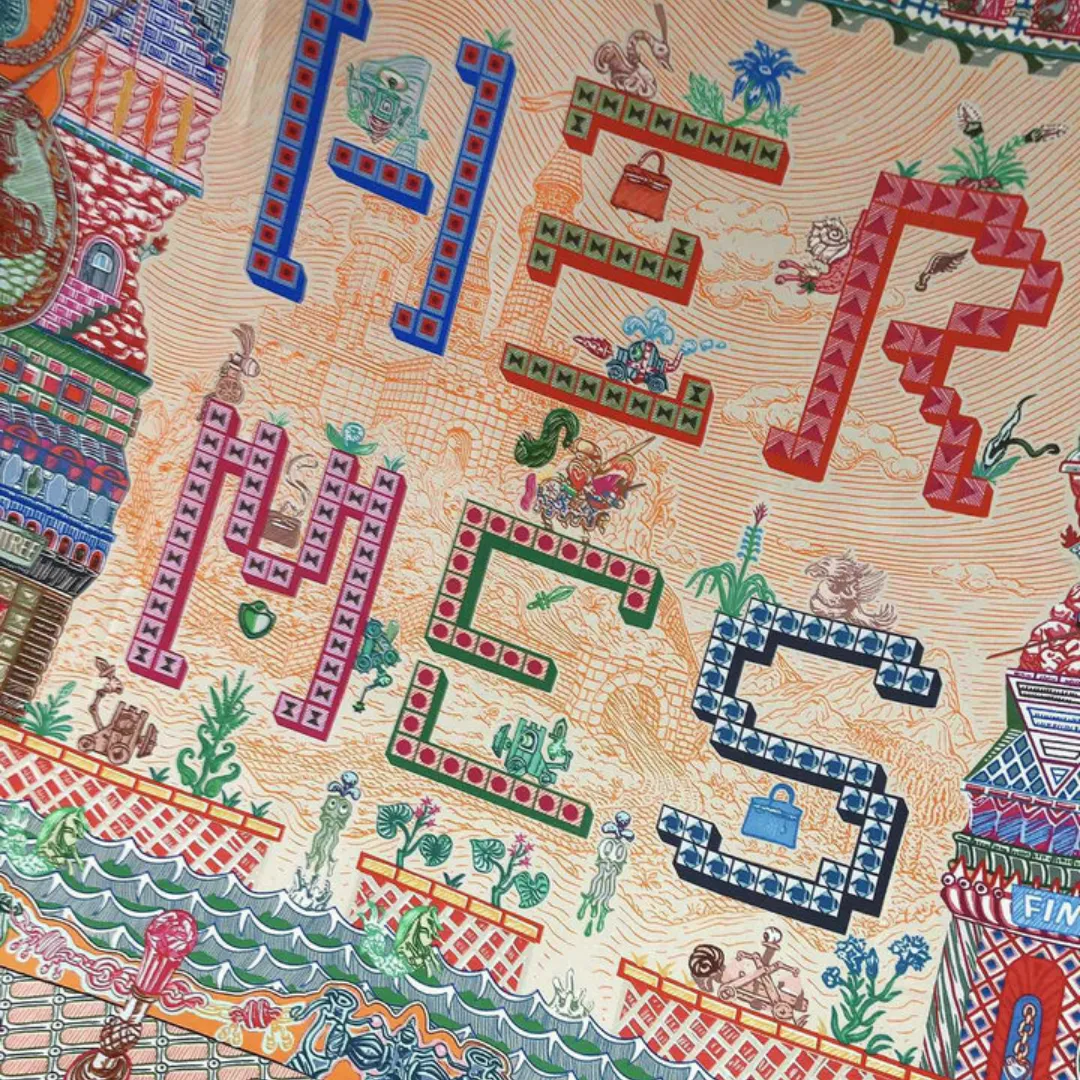 HM Silk Scarf - HM0075 - Image 5