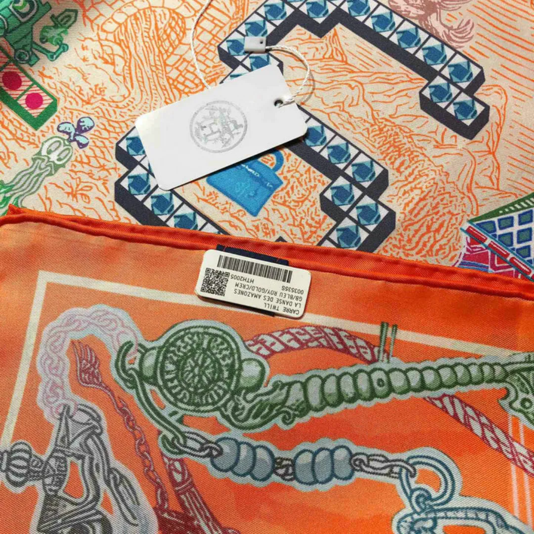 HM Silk Scarf - HM0075 - Image 7