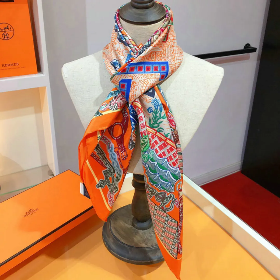 HM Silk Scarf - HM0075 - Image 8