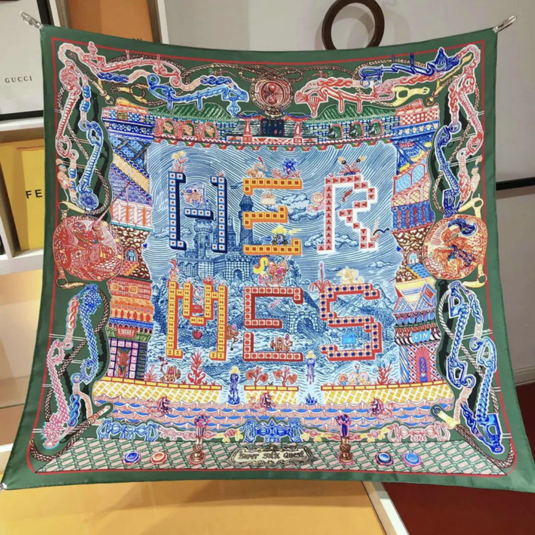 HM Silk Scarf - HM0075 - Image 9