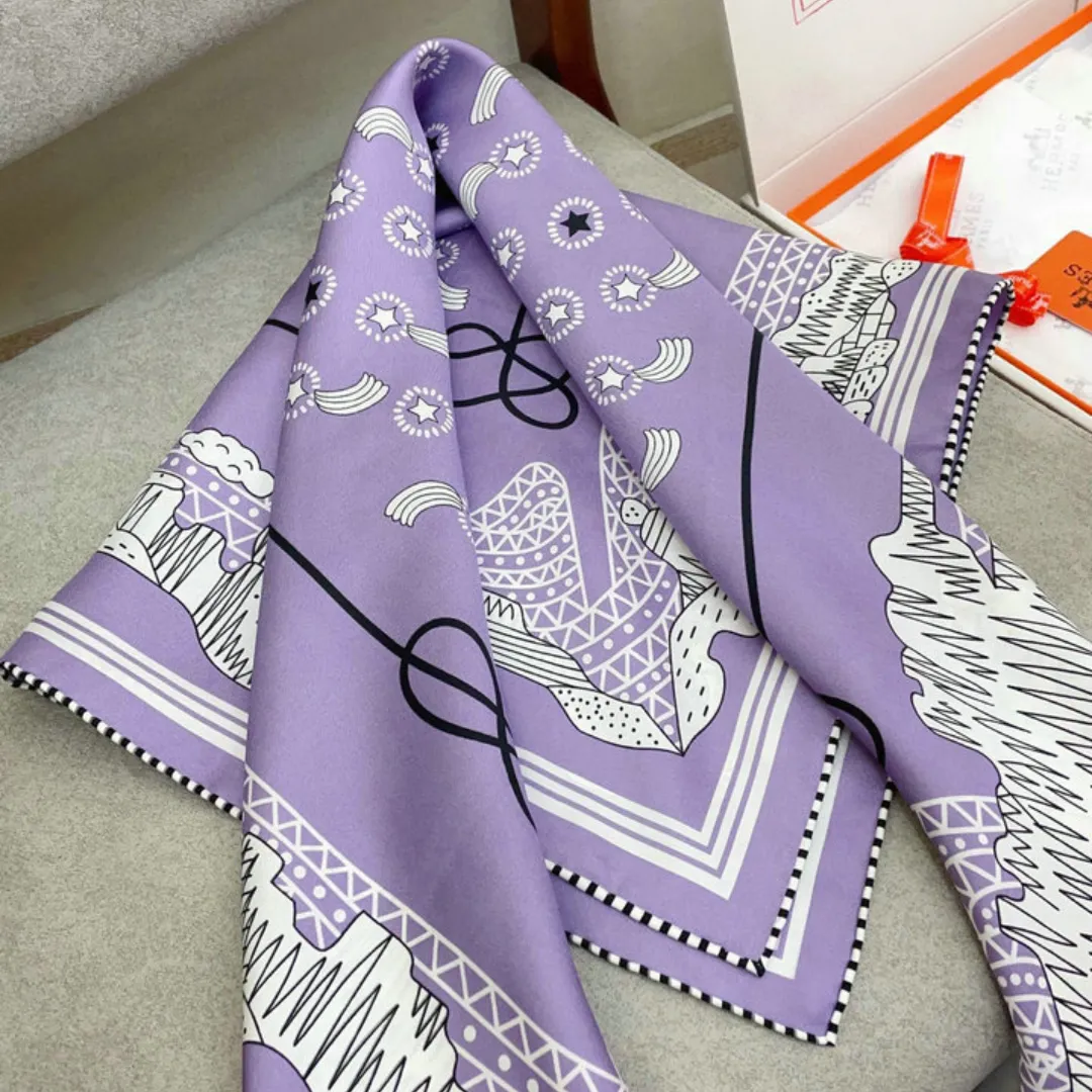 HM Silk Scarf - HM0079 - Image 13