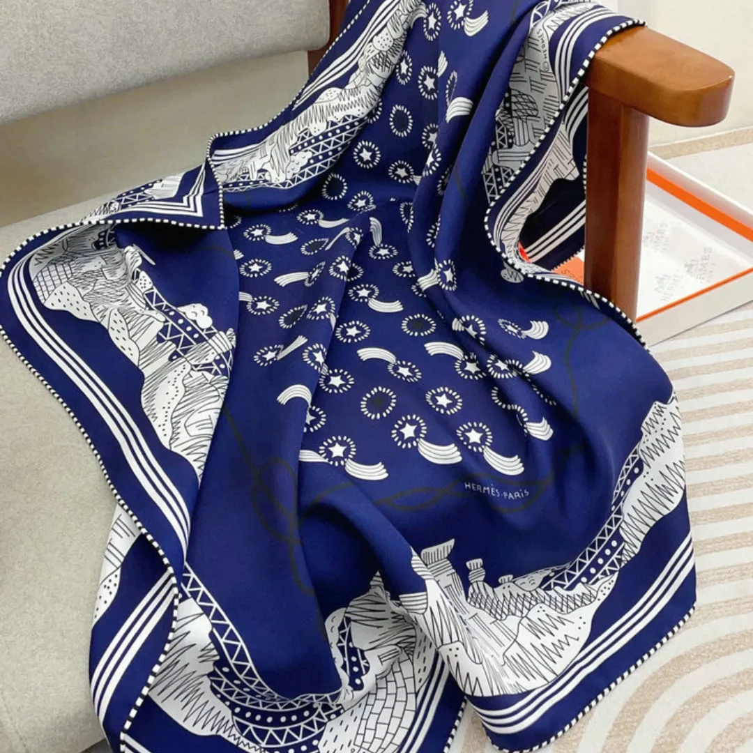 HM Silk Scarf - HM0079 - Image 21