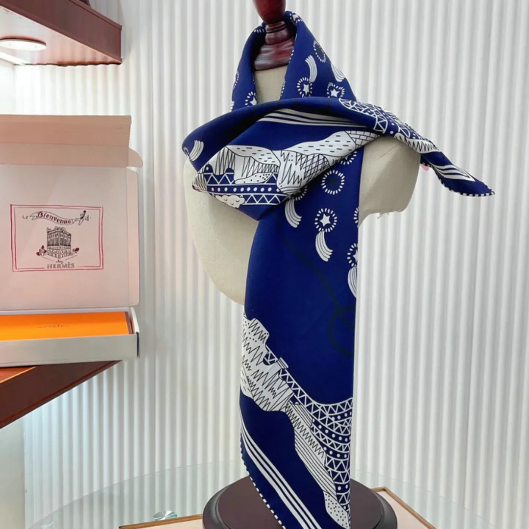 HM Silk Scarf - HM0079 - Image 23