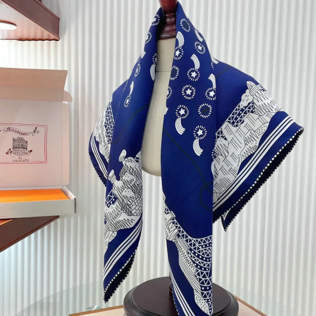 HM Silk Scarf - HM0079 - Image 24