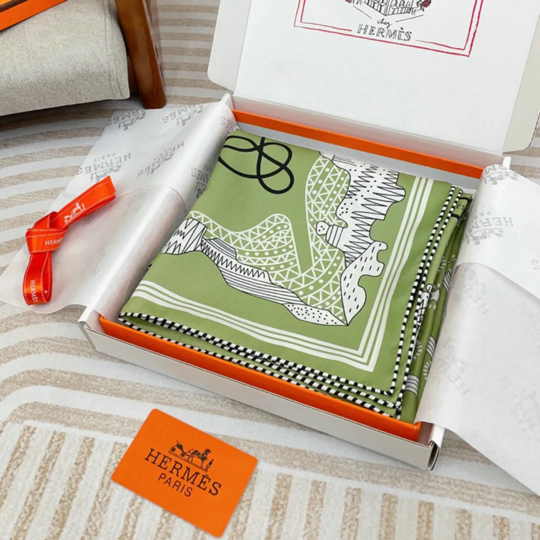 HM Silk Scarf - HM0079 - Image 26