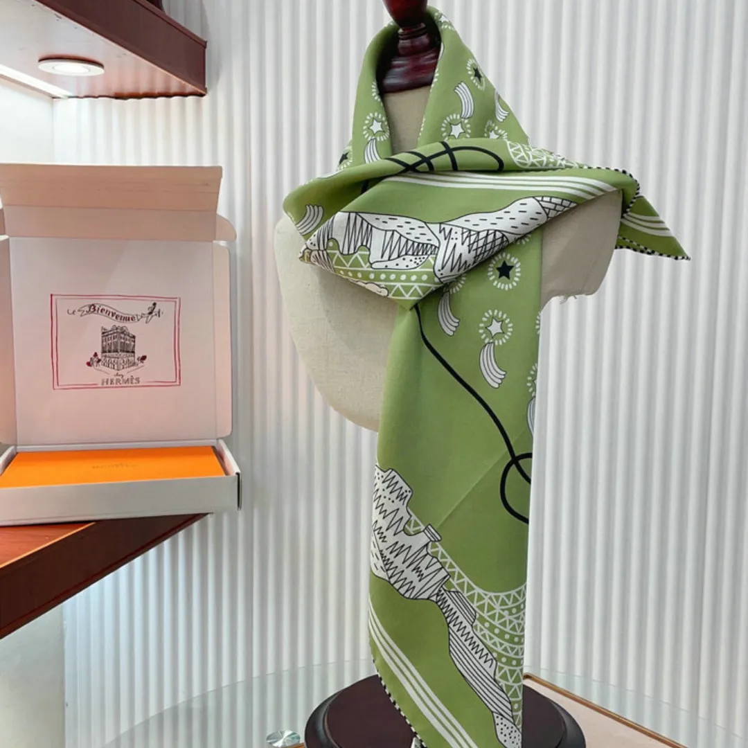 HM Silk Scarf - HM0079 - Image 31