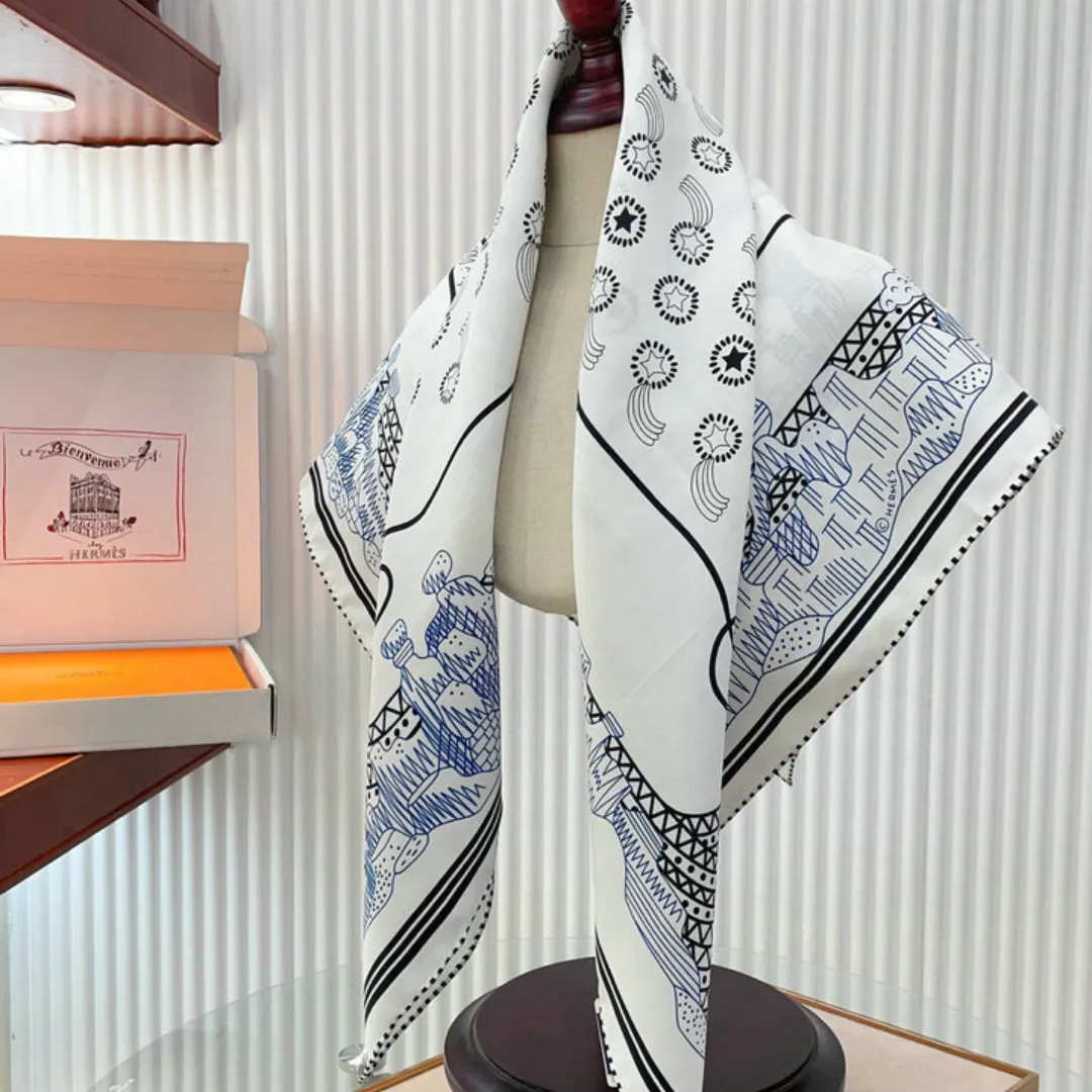 HM Silk Scarf - HM0079 - Image 9