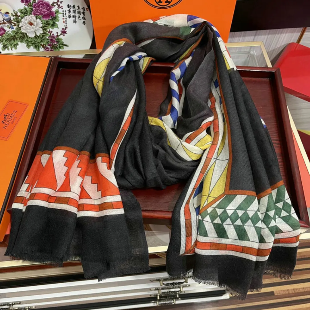 HM Silk Scarf - HM0086 - Image 4