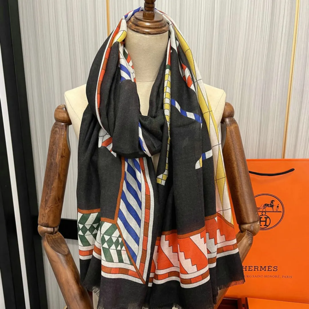 HM Silk Scarf - HM0086 - Image 6