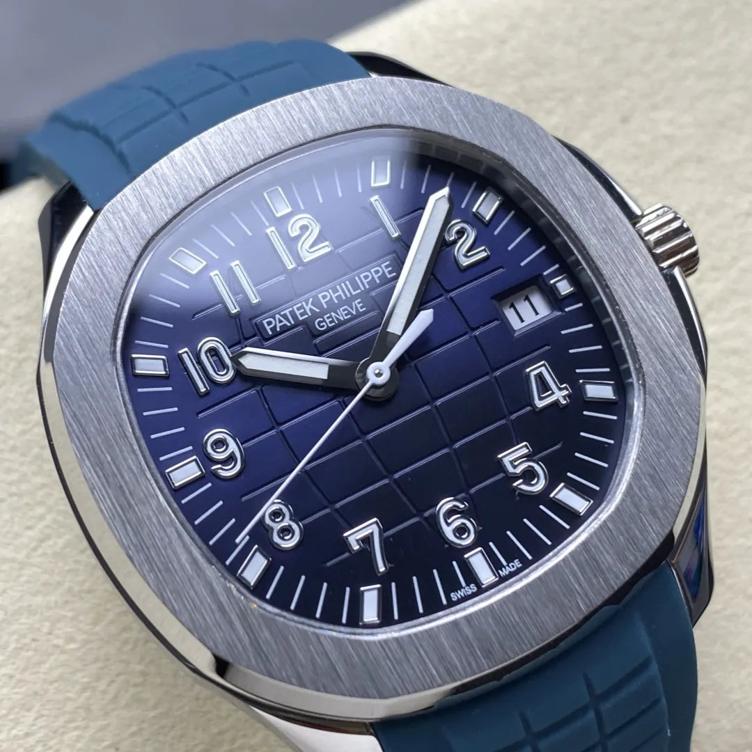 PP Aquanaut 5168G Steel Blue Navy Dial - PP0010 - Image 2