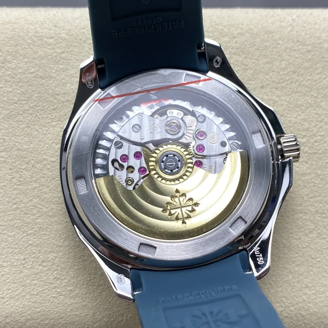 PP Aquanaut 5168G Steel Blue Navy Dial - PP0010 - Image 8