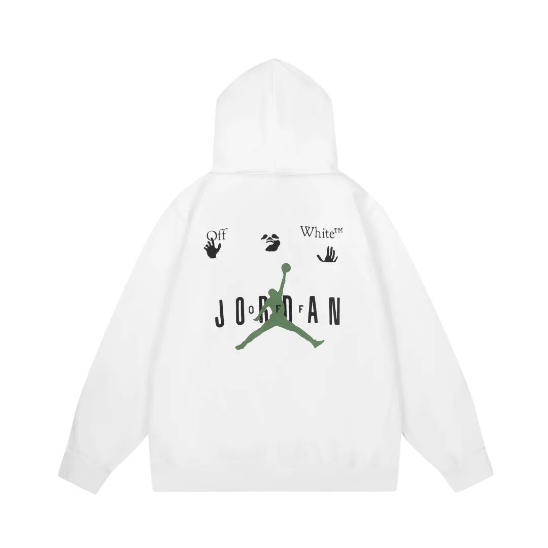 JD Logo Printed Hoodie - JD0019 - Image 2