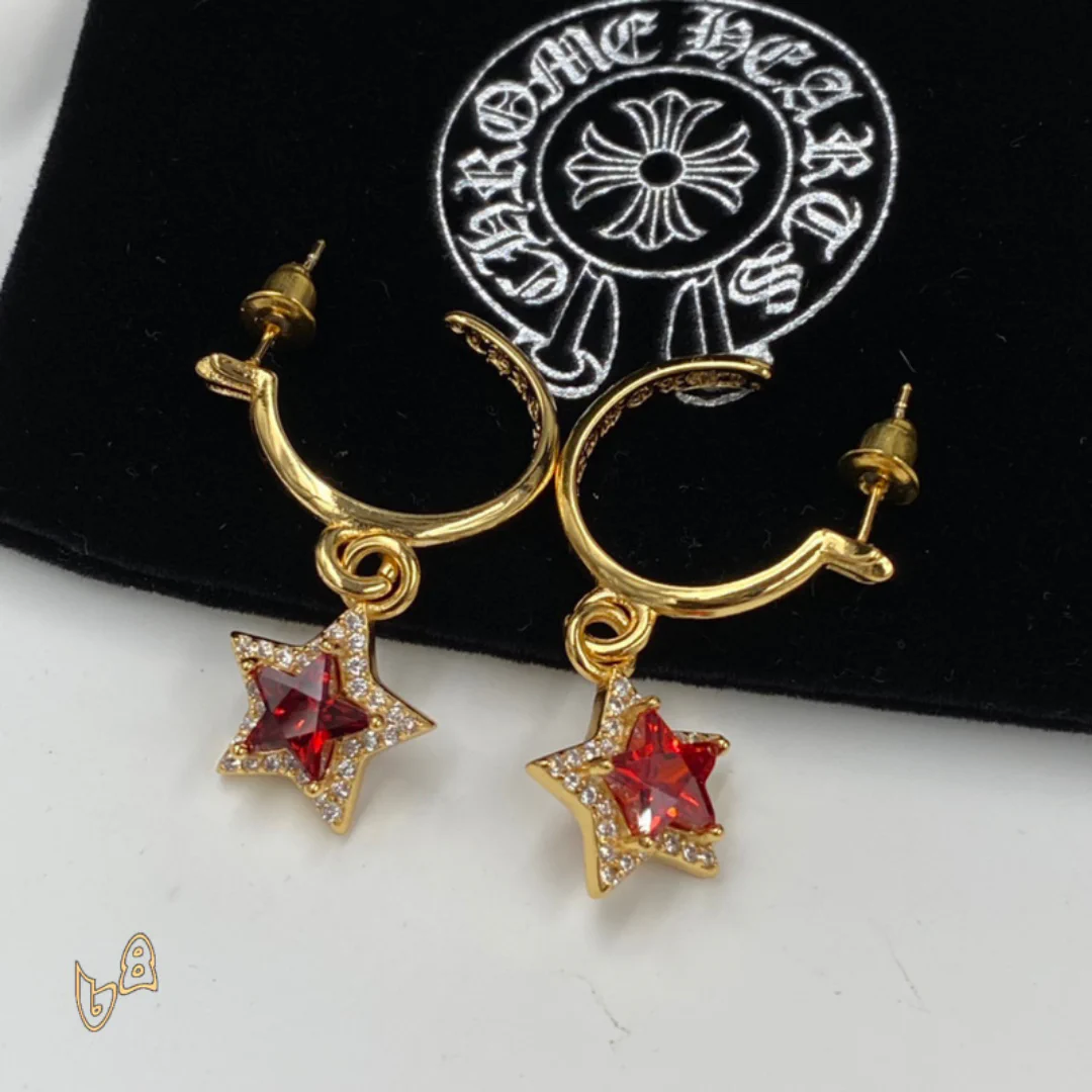 CH Star Drop Earrings - CH0162 - Image 4