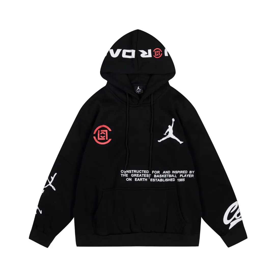JD Logo Printed Hoodie - JD0035 - Image 3