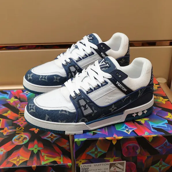 LV Trainer 'Denim Monogram Blue' Shoes Sneakers – nk0004874 - Image 10
