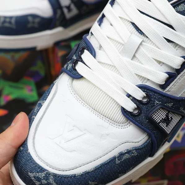LV Trainer 'Denim Monogram Blue' Shoes Sneakers – nk0004874 - Image 11