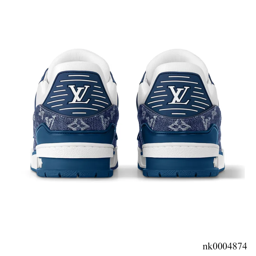 LV Trainer 'Denim Monogram Blue' Shoes Sneakers – nk0004874 - Image 5