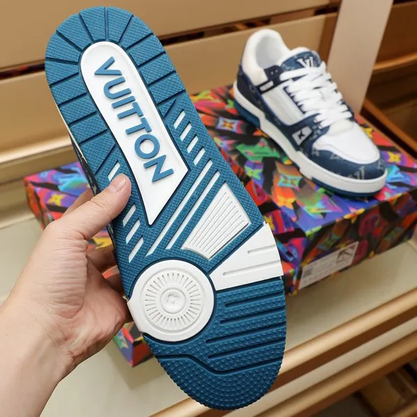 LV Trainer 'Denim Monogram Blue' Shoes Sneakers – nk0004874 - Image 12